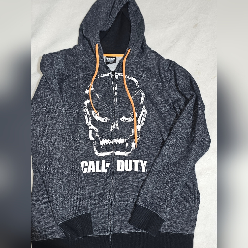 Rare Promo Call of Duty Black Ops 3 Full Zip Hoodie Sweatshirt Jacket Sz LARGE L